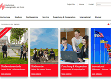 Tablet Screenshot of hs-lu.de
